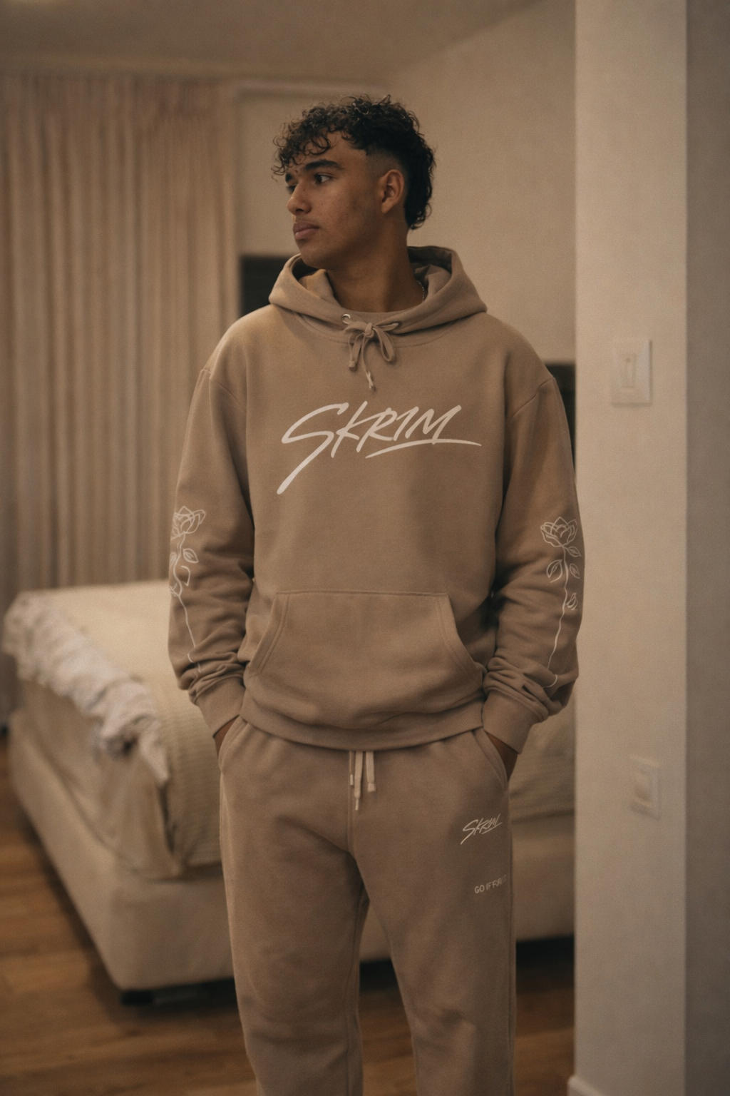 Hoodie Desert Beige