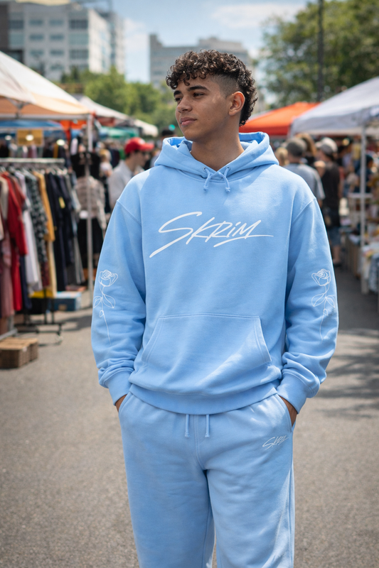 Hoodie Sky Blue